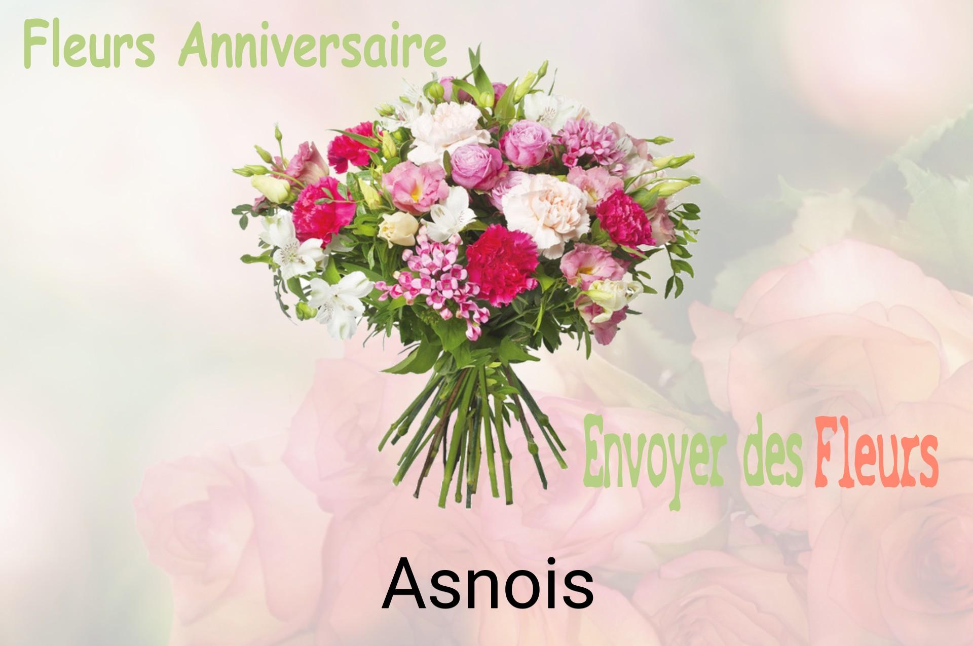 Bouquet de fleurs d’anniversaire livré à Asnois